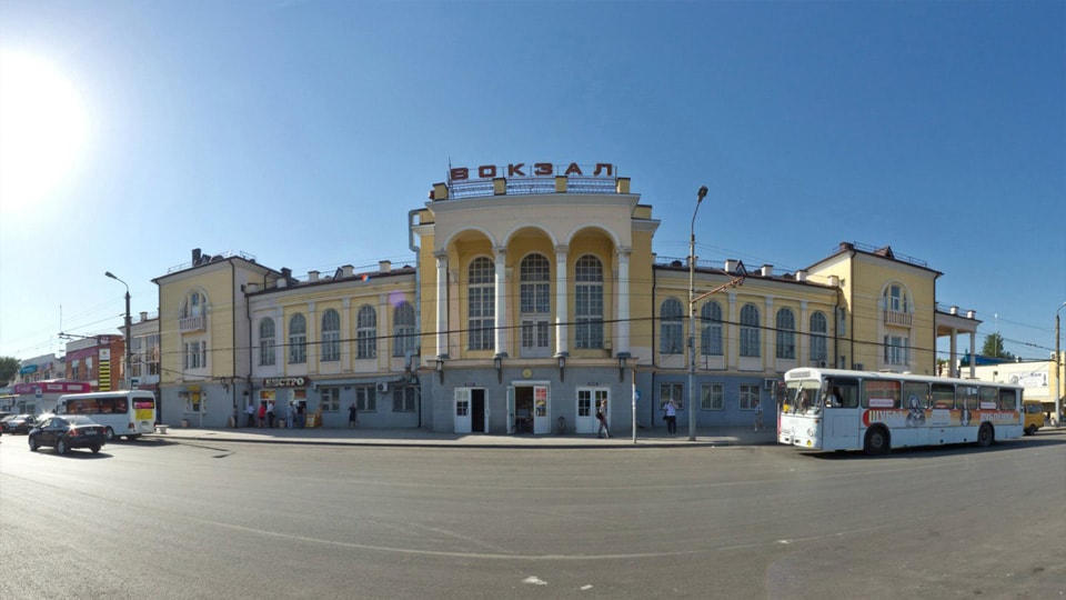 Вокзал в городе Таганрог
