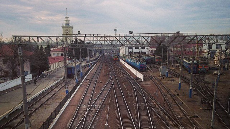 ЖД вокзал в Симферополе